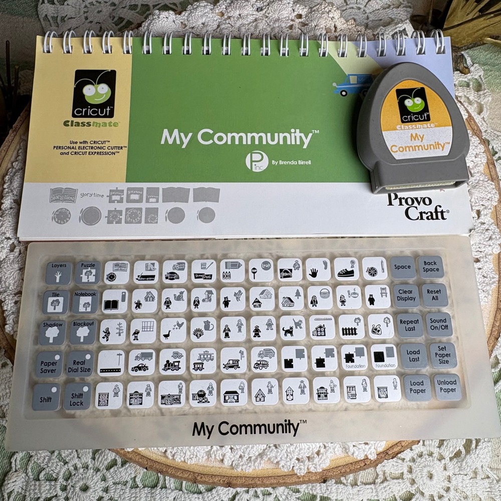Cricut My Community 2008 Cartridge Overlay Booklet